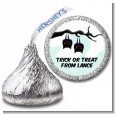 Upside Down Bats - Hershey Kiss Halloween Sticker Labels thumbnail