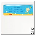 Under the Sea Baby Snorkeling - Baby Shower Return Address Labels thumbnail