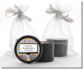 Video Game Time - Birthday Party Black Candle Tin Favors