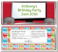 Video Game Time - Personalized Birthday Party Candy Bar Wrappers