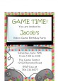Video Game Time - Birthday Party Petite Invitations thumbnail
