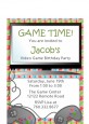 Video Game Time - Birthday Party Petite Invitations thumbnail