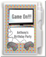 Video Game Time - Birthday Party Personalized Notebook Favor