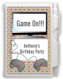 Video Game Time - Birthday Party Personalized Notebook Favor thumbnail