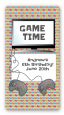 Video Game Time - Custom Rectangle Birthday Party Sticker/Labels thumbnail
