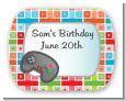 Video Game Time - Personalized Birthday Party Rounded Corner Stickers thumbnail