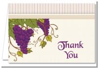 Vineyard Splash - Bridal Shower Thank You Cards