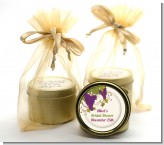 Vineyard Splash - Bridal Shower Gold Tin Candle Favors