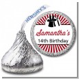 Vintage Magic - Hershey Kiss Birthday Party Sticker Labels thumbnail