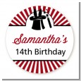 Vintage Magic - Round Personalized Birthday Party Sticker Labels thumbnail