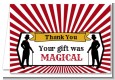 Vintage Magic - Birthday Party Thank You Cards thumbnail