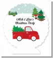 Vintage Red Truck With Tree - Personalized Christmas Centerpiece Stand thumbnail