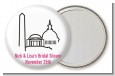 Washington DC Skyline - Personalized Bridal Shower Pocket Mirror Favors thumbnail