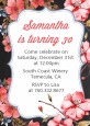 Watercolor Floral - Birthday Party Invitations thumbnail