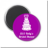 Wedding Cake - Personalized Bridal Shower Magnet Favors