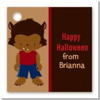 Werewolf - Personalized Halloween Card Stock Favor Tags