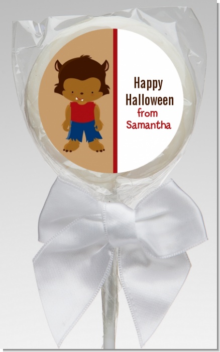 Werewolf - Personalized Halloween Lollipop Favors