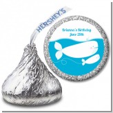 Whale Of A Good Time - Hershey Kiss Birthday Party Sticker Labels
