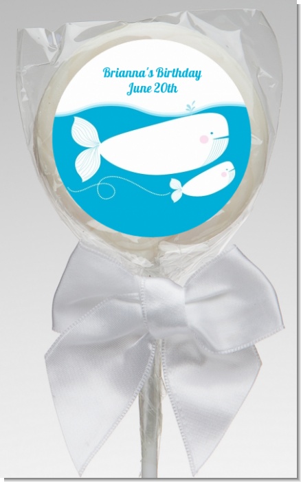 Whale Of A Good Time - Personalized Birthday Party Lollipop Favors
