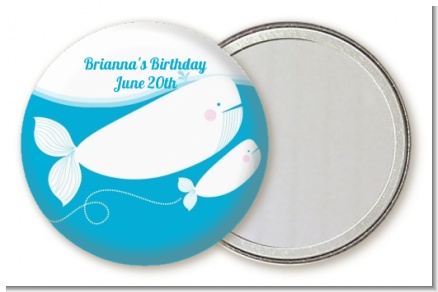 Whale Of A Good Time - Personalized Birthday Party Pocket Mirror Favors