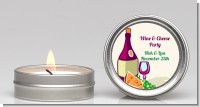 Wine & Cheese - Bridal Shower Candle Favors
