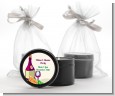 Wine & Cheese - Bridal Shower Black Candle Tin Favors thumbnail