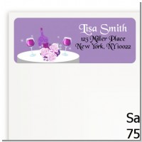 Wine Tasting - Bridal Shower Return Address Labels