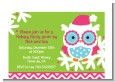 Winter Owl - Christmas Petite Invitations thumbnail