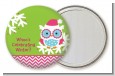 Winter Owl - Personalized Christmas Pocket Mirror Favors thumbnail