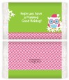 Winter Owl - Personalized Popcorn Wrapper Christmas Favors thumbnail
