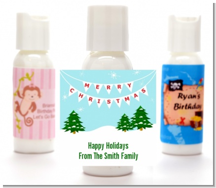 Winter Wonderland - Personalized Christmas Lotion Favors