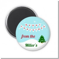 Winter Wonderland - Personalized Christmas Magnet Favors