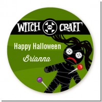 Witch Craft - Round Personalized Halloween Sticker Labels