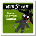 Witch Craft - Square Personalized Halloween Sticker Labels thumbnail