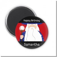 Wizard - Personalized Birthday Party Magnet Favors
