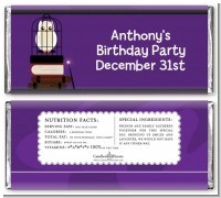 Wizard Tools & Owl - Personalized Birthday Party Candy Bar Wrappers