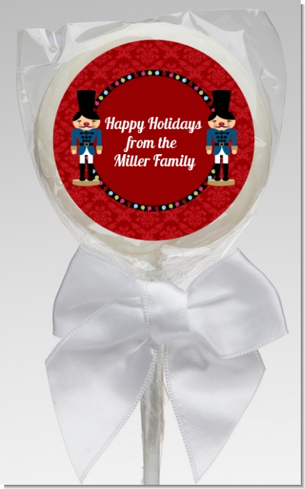 Wooden Soldiers - Personalized Christmas Lollipop Favors