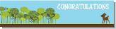 Woodland Forest - Personalized Baby Shower Banners