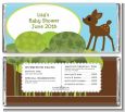 Woodland Forest - Personalized Baby Shower Candy Bar Wrappers thumbnail