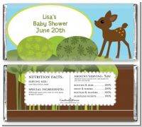 Woodland Forest - Personalized Baby Shower Candy Bar Wrappers