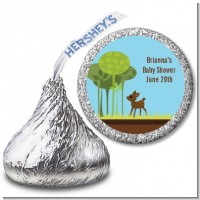 Woodland Forest - Hershey Kiss Baby Shower Sticker Labels