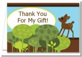 Woodland Forest - Baby Shower Thank You Cards