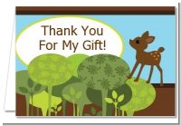 Woodland Forest - Baby Shower Thank You Cards