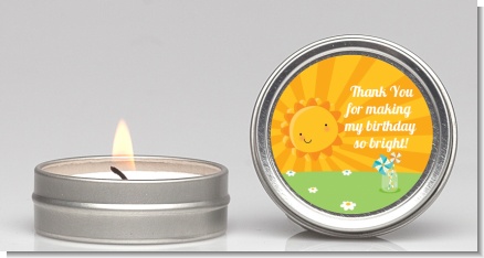 You Are My Sunshine - Birthday Party Candle Favors