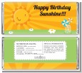 You Are My Sunshine - Personalized Birthday Party Candy Bar Wrappers thumbnail