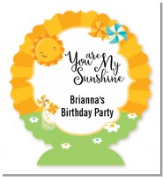 You Are My Sunshine - Personalized Birthday Party Centerpiece Stand
