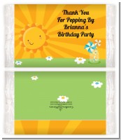 You Are My Sunshine - Personalized Popcorn Wrapper Birthday Party Favors