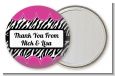 Zebra Print Pink - Personalized Birthday Party Pocket Mirror Favors thumbnail