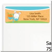 Bunny | Libra Horoscope - Baby Shower Return Address Labels