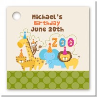 Zoo Crew - Personalized Birthday Party Card Stock Favor Tags
